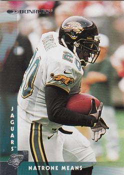 Natrone Means Jacksonville Jaguars 1997 Donruss NFL #140